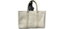 Sac à main LANCEL vintage, beige clair, authentique, TBE