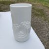 Vase blanc vintage