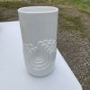 Vase blanc vintage