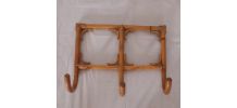 Porte-manteau en bambou vintage