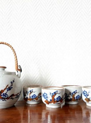 Service à thé en grès Japon 