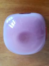 Cendrier Murano rouge opalescent 1970 