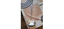 Louche métal argent Deetjen vintage année 1960
