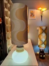 Lampe de Sol ou à poser Opaline Seventies