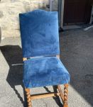 6 Chaises style louisXIII relouqué