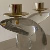 Bougeoir Schneider cristal 1950/60