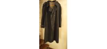 Imperméable bleu foncé homme vintage de style