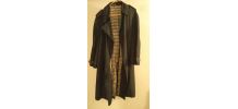 Imperméable bleu foncé homme vintage de style