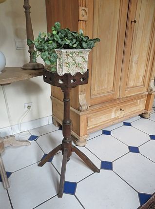 SELLETTE PORTE PLANTE EN BOIS