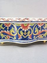 JARDINIERE EN FAÏENCE DESVRES SIGNEE FOURMAINTRAUX