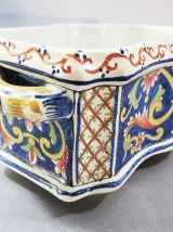 JARDINIERE EN FAÏENCE DESVRES SIGNEE FOURMAINTRAUX