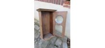 COFFRE DE PENDULE EN BOIS 