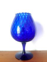 Lot vases optique Empoli vintage 