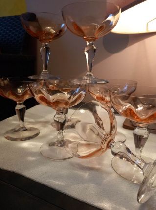 6 coupes a champagne 