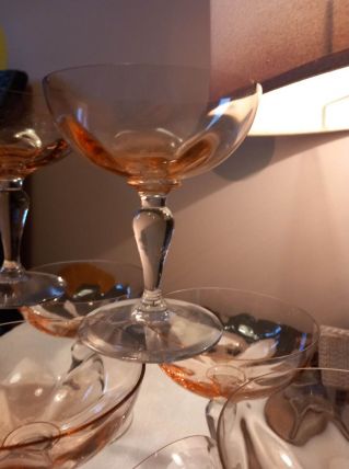 6 coupes a champagne 