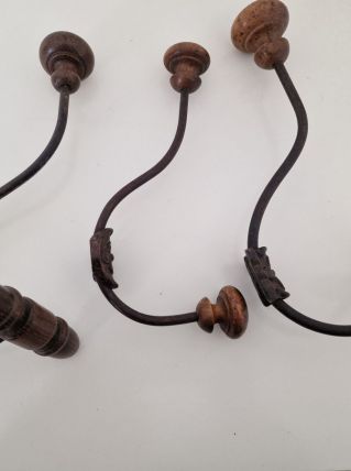 patères, porte manteaux en bois et métal