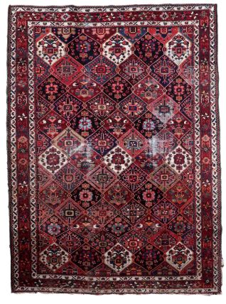 Tapis ancien Persan Bakhtiari fait main, 1C1056
