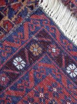 Tapis vintage Afghan Baluch fait main, 1C1059