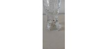 Bouteille en verre vierge marie 