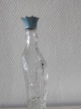 Bouteille en verre vierge marie 
