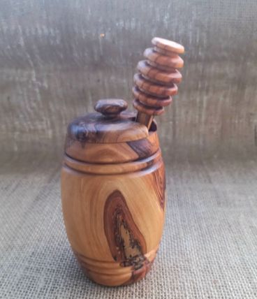 Pot à miel avec cuillère 