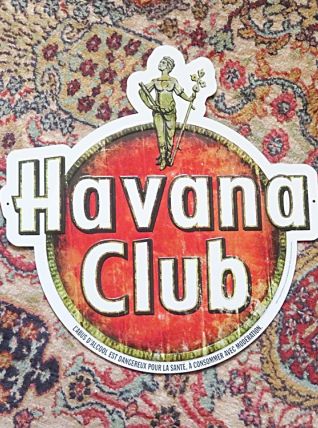 PLAQUE PUBLICITAIRE DE BISTROT HAVANA