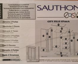 Armoire 2 portes Sauthon - 203x114x57 cm