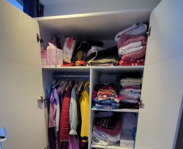 Armoire 2 portes Sauthon - 203x114x57 cm