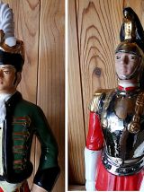 2 bouteilles/figurine publicitaire-Porcelaine USA/Ireland