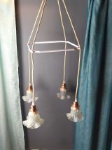 Suspension tulipes en verre