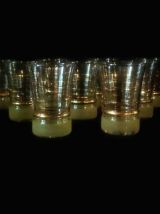 12 verres granités, années 50