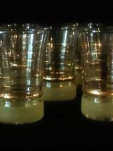 12 verres granités, années 50