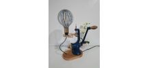 Lampe d'ambiance recyclage vintage "HACHOIR"