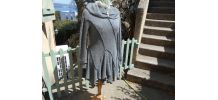 ROBE JS MILLENIUM T 40 GRIS QUASI NEUF MOHAIR 
