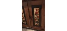  commode vintage en bois massif