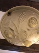 Lampe vasque en pâte de verre année 30