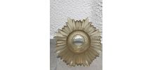 Globe tulipe en verre vintage