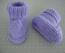 Chaussons bébé 6 mois Faits main NEUFS