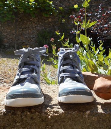CHAUSSURES PALLADIUM GRIS T 37 QUASI NEUF 