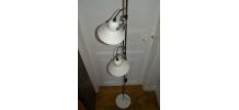 Lampadaire vintage ALUMINOR blanc