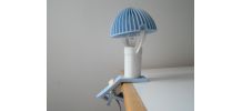 Lampe à pince SARLAM bleue