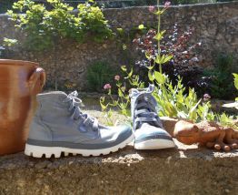 CHAUSSURES FRENZY STYLE PALLADIUM T 37 NEUF GRIS BLEU 