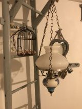 Belle lampe à suspension vintage