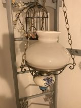 Belle lampe à suspension vintage