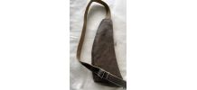 Sac bandouillère  CUIR NATUREL
