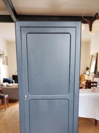 Jolie Armoire parisienne grise 1 porte