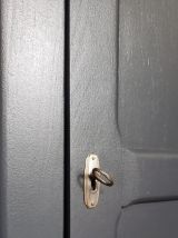 Jolie Armoire parisienne grise 1 porte