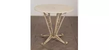 Table de jardin en fer Art déco