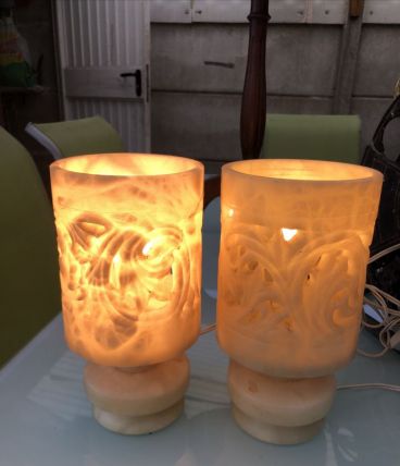 Paire de lampe vintage