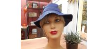 BOB BLEU MARINE T 59 COTON POLYESTER NEUF 